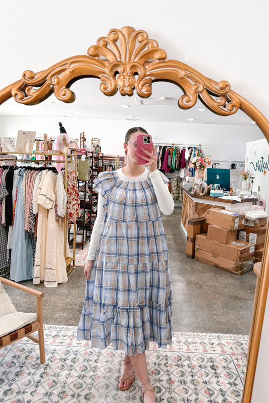 Patriotic Plaid Dress