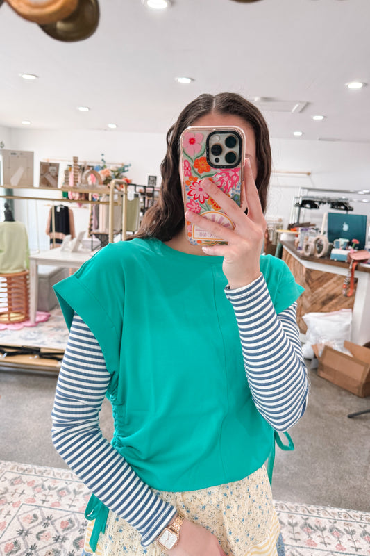 Stripe Long Sleeve Top
