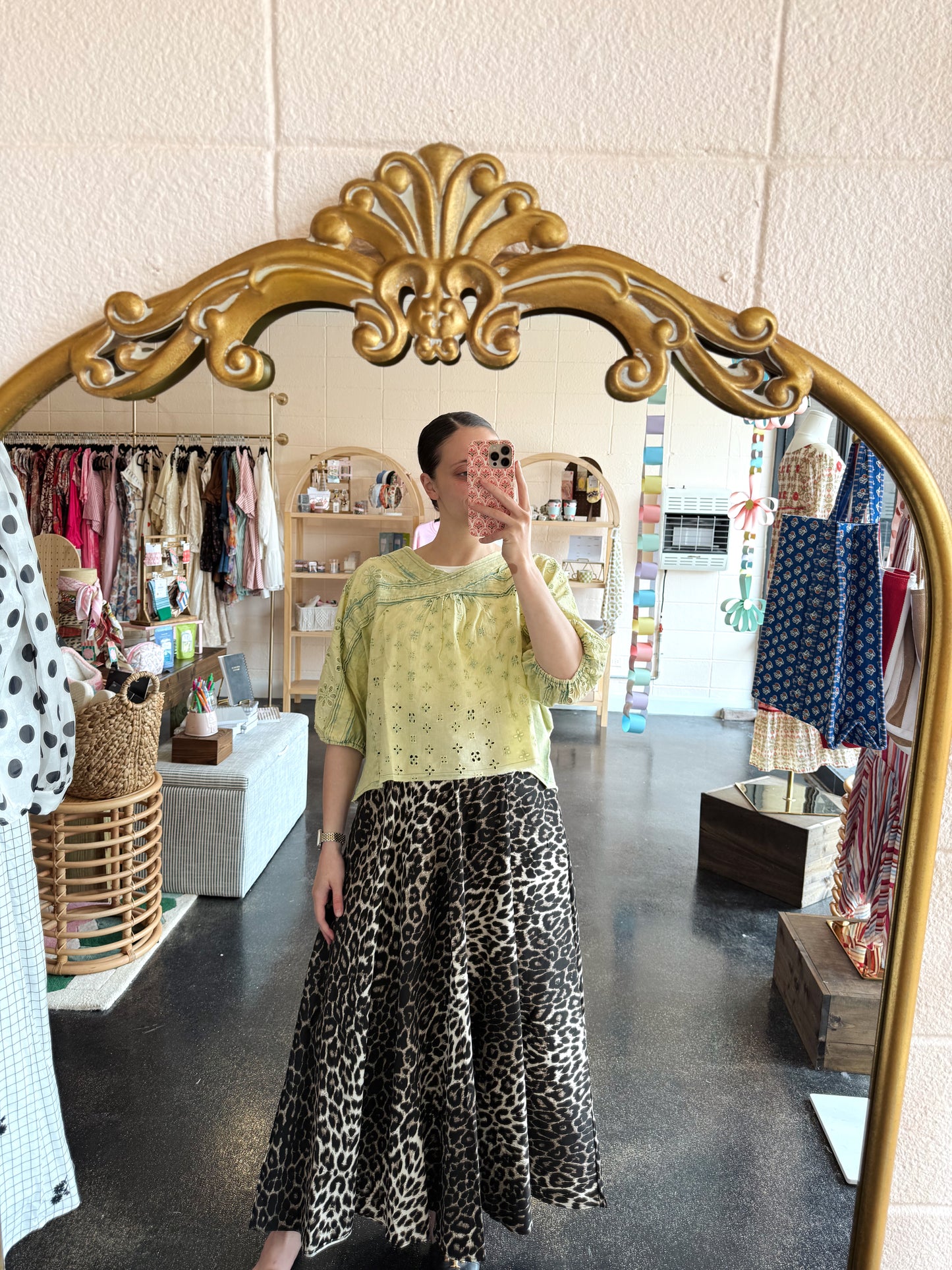 Leopard Print Skirt