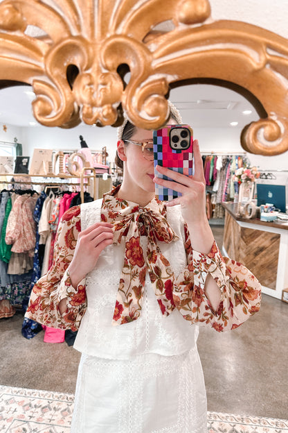 Spring Paisley Top