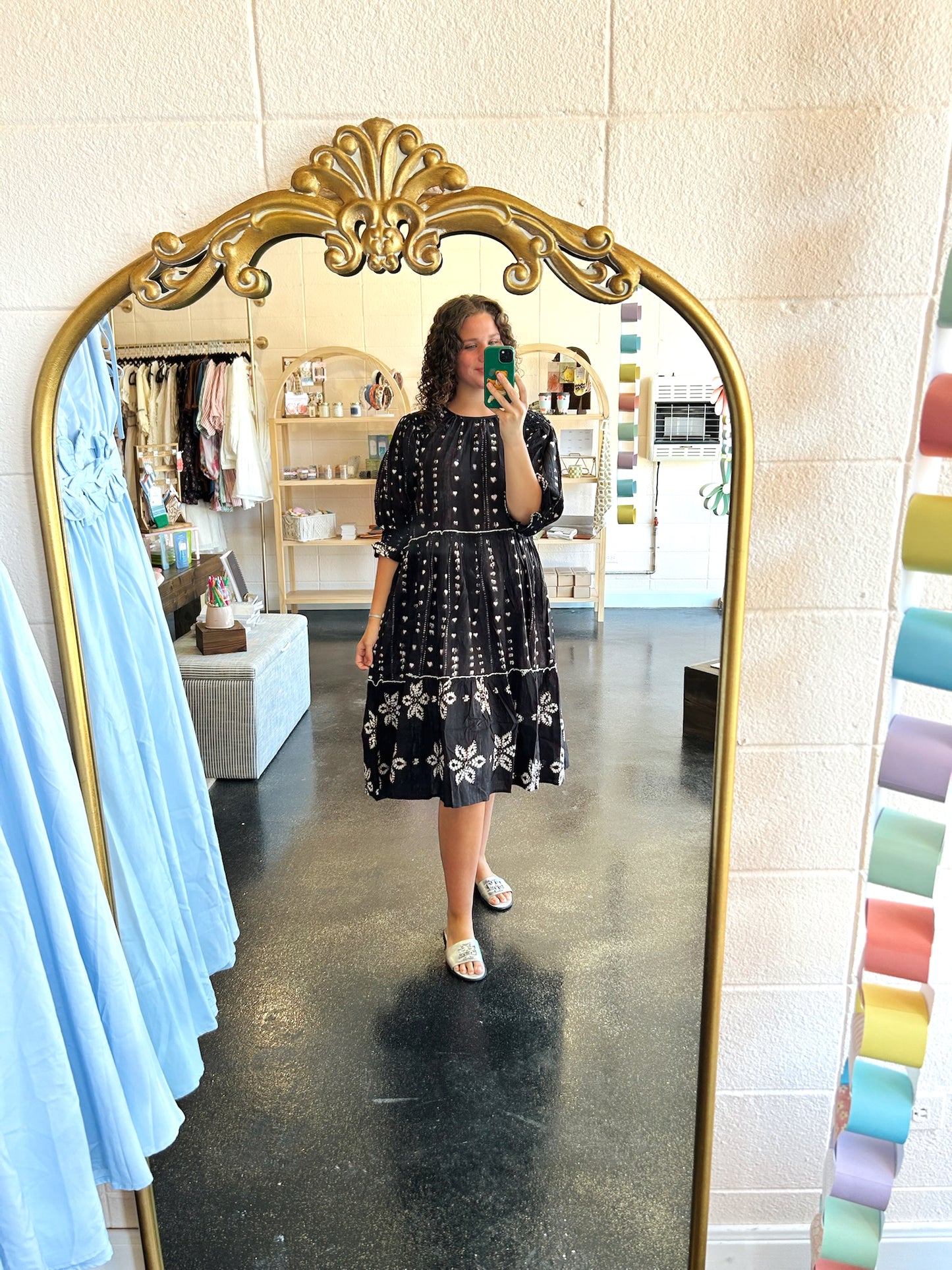 Washed Flower Dress