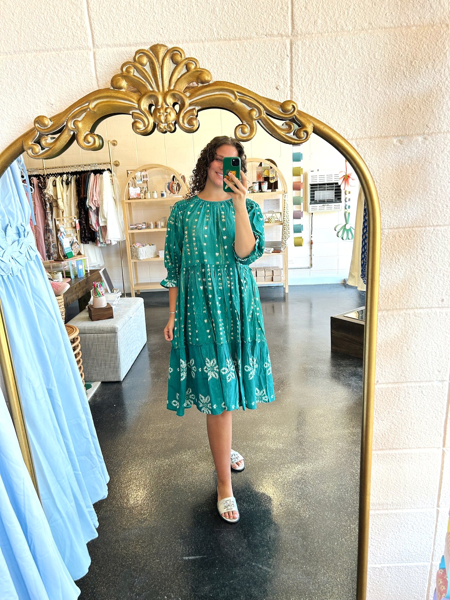 Washed Flower Dress