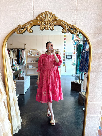 Washed Flower Dress