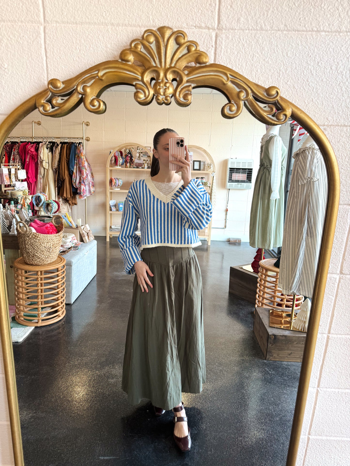 Blue Stripe Sweater