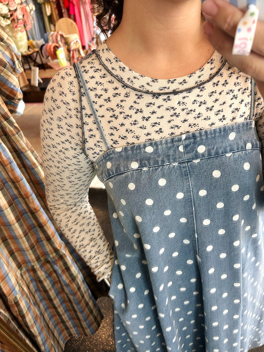 Floral Print Undershirt
