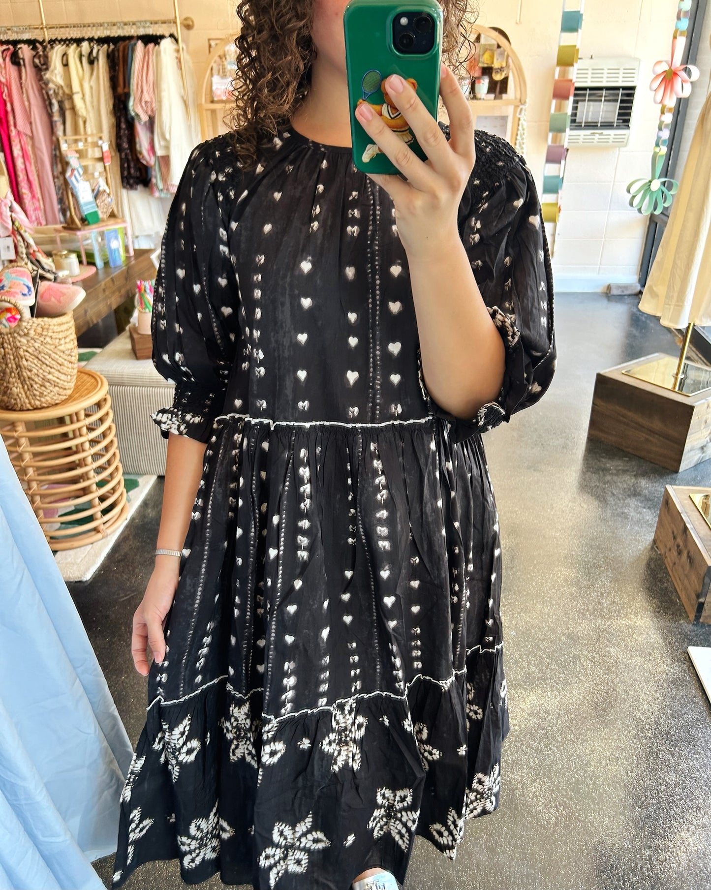 Washed Flower Dress
