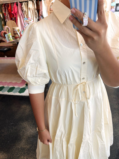 Butter Button Down Dress