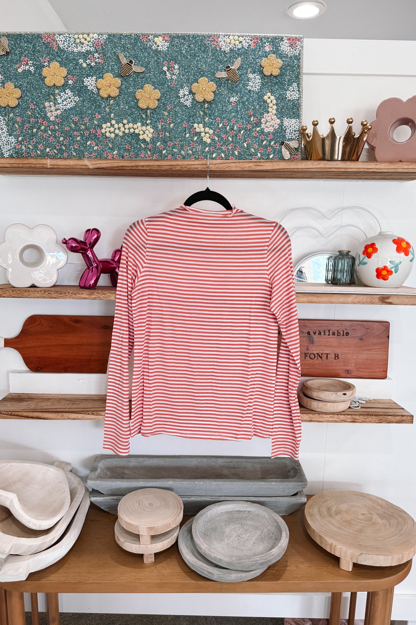 Striped Long Sleeve Top