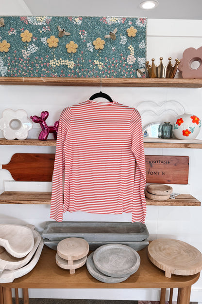 Striped Long Sleeve Top