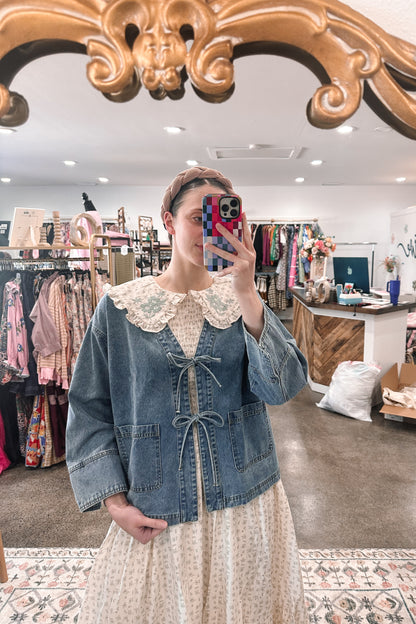 Spring Sky Denim Jacket