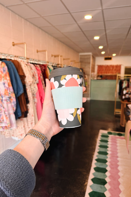 Big Flower Coffee Cup