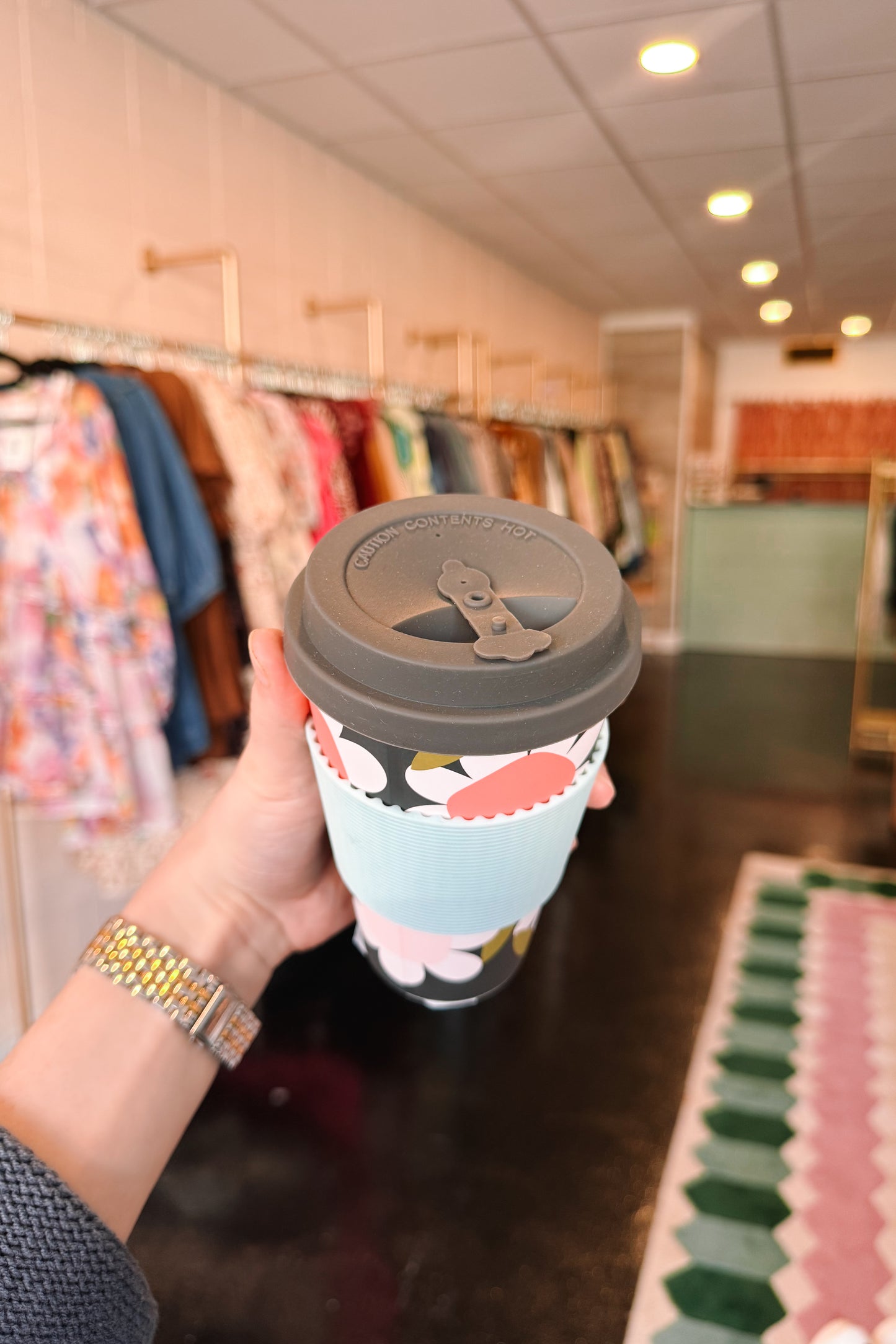 Big Flower Coffee Cup