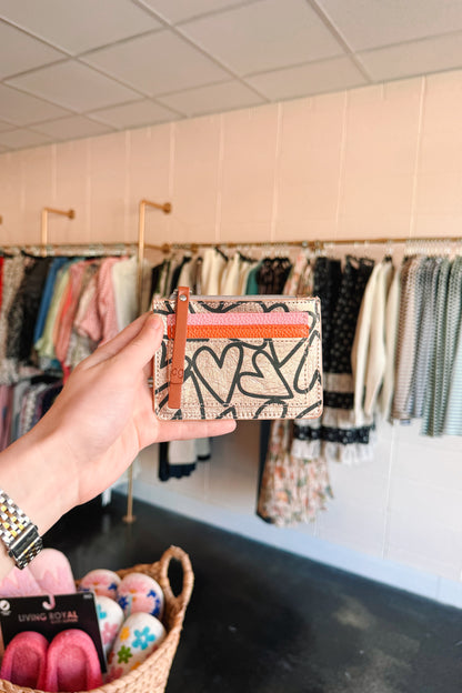 Heart Rose Gold Cardholder
