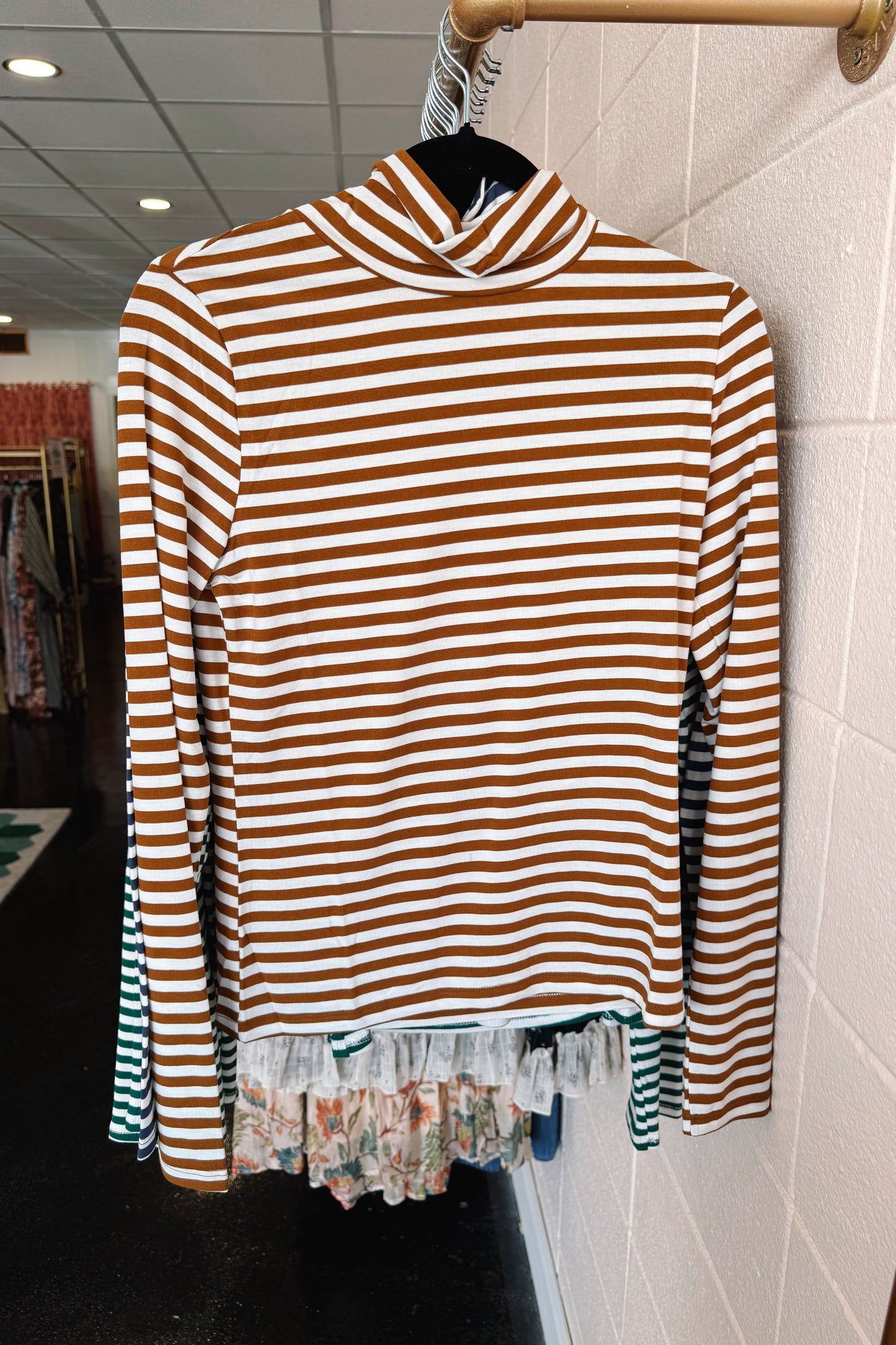Striped Turtleneck