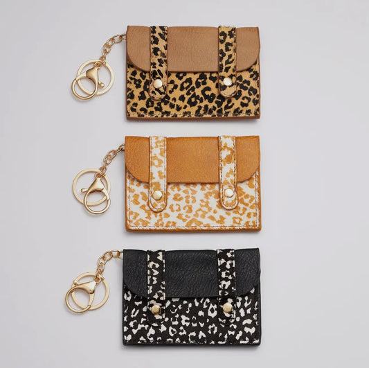 Animal Print Card Holder