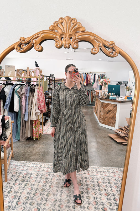 Sun Daze Dress - BLACK LARGE