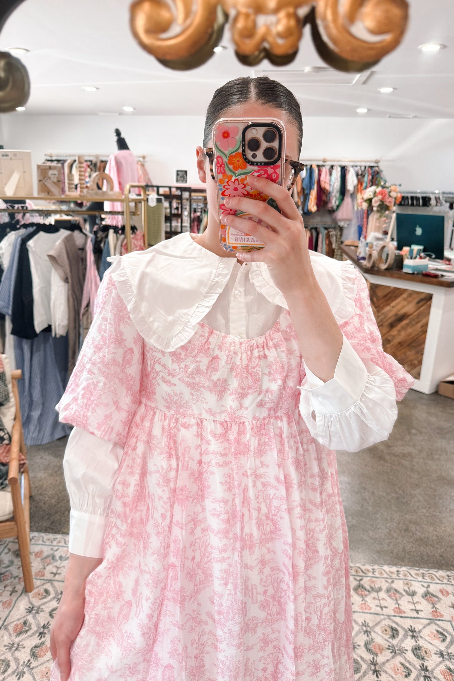 Toile Midi Dress