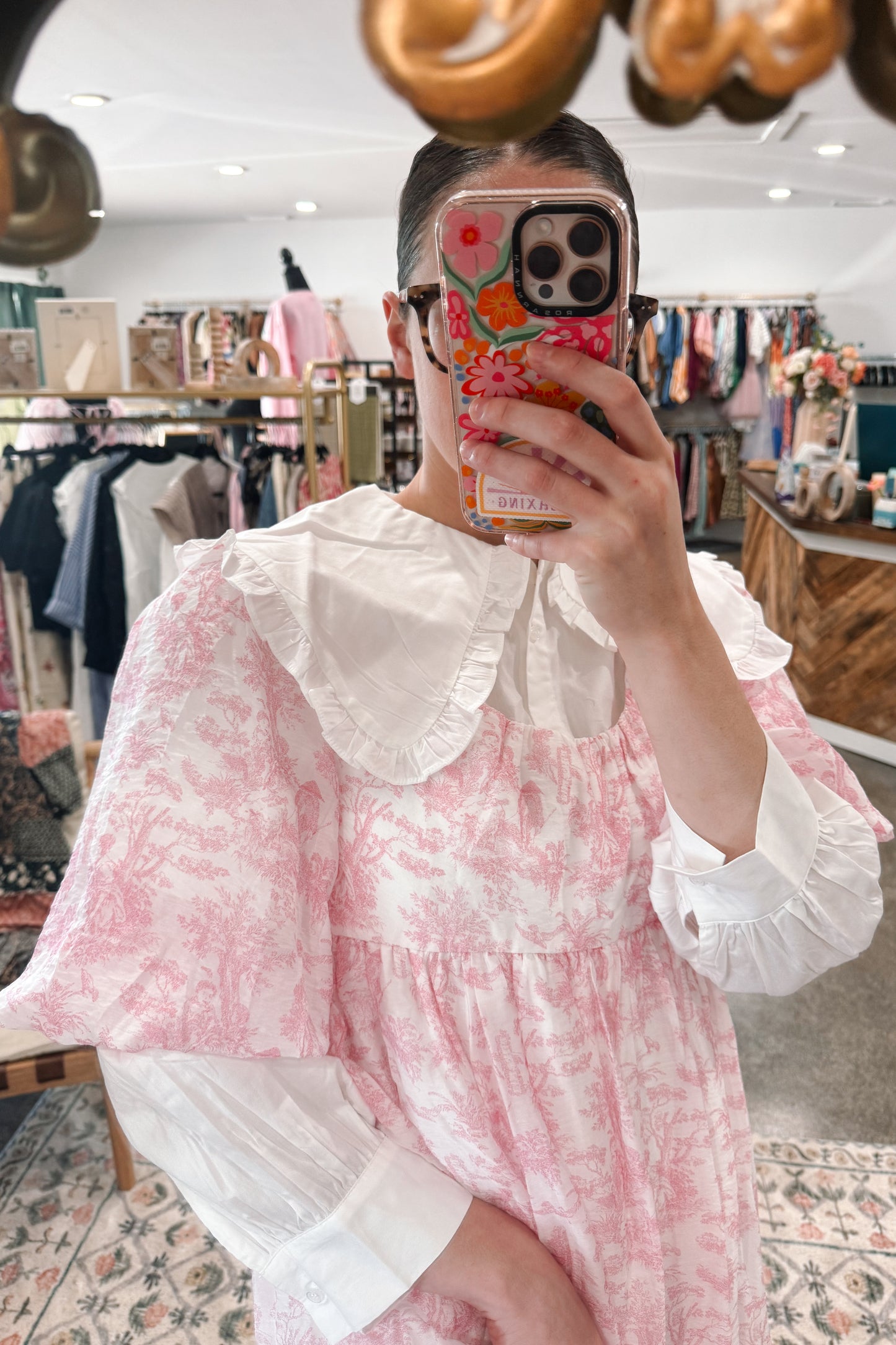 Toile Midi Dress