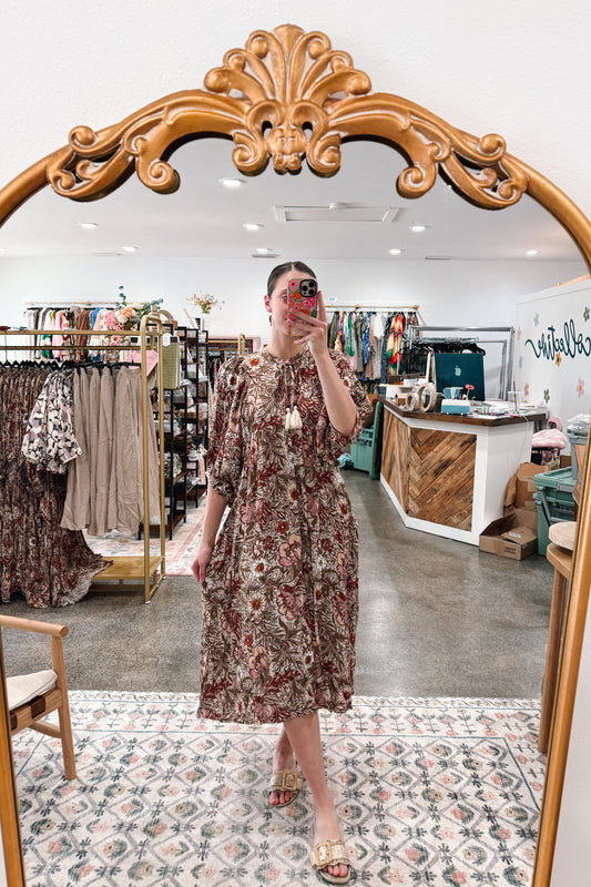 Autumn Floral Dress