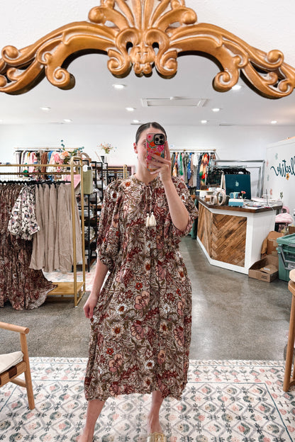 Autumn Floral Dress