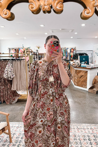 Autumn Floral Dress