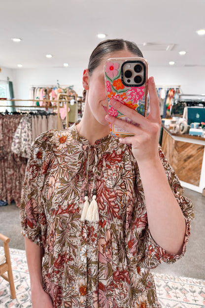 Autumn Floral Dress