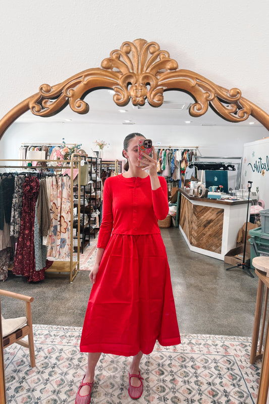 Cherry Set Skirt
