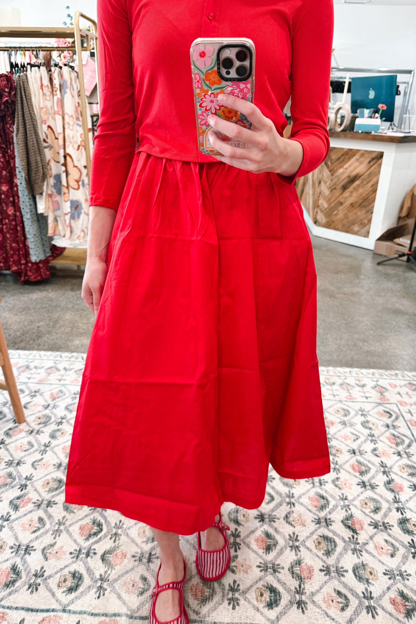 Cherry Set Skirt