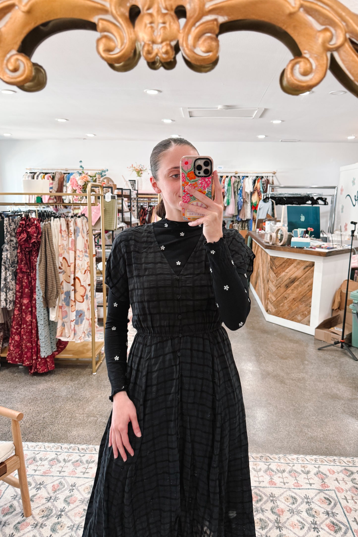 Black Handkerchief Dress