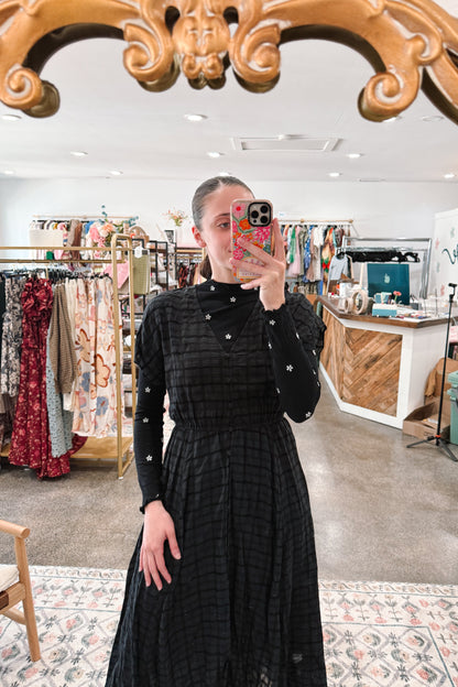 Black Handkerchief Dress