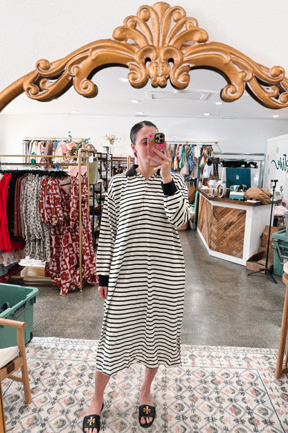 Casual Stripe Dress