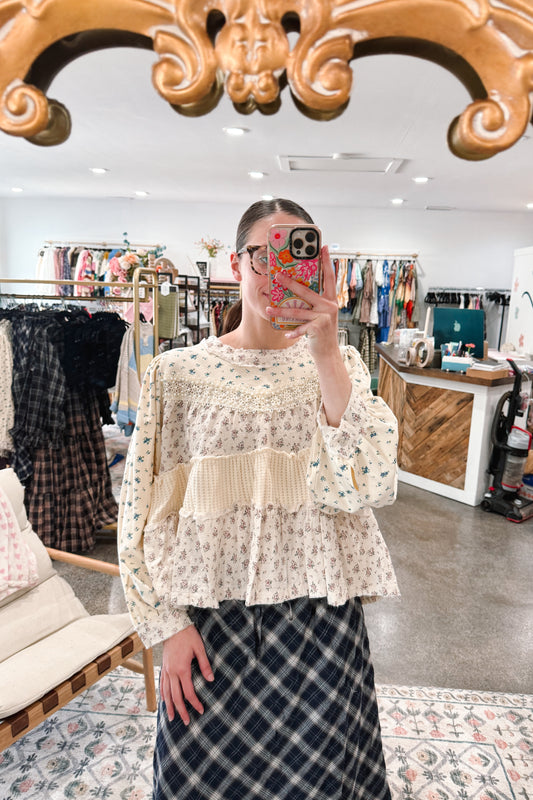 Butter Floral Top