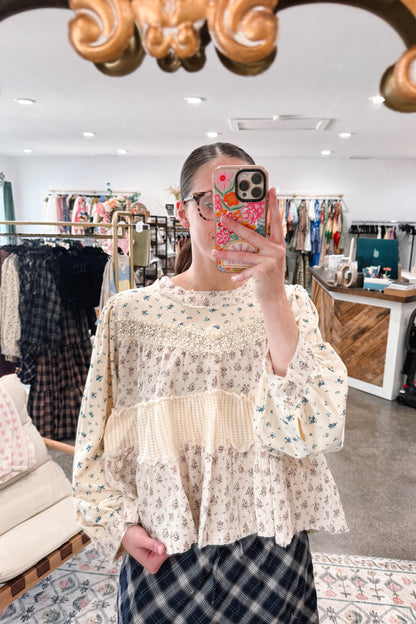 Butter Floral Top