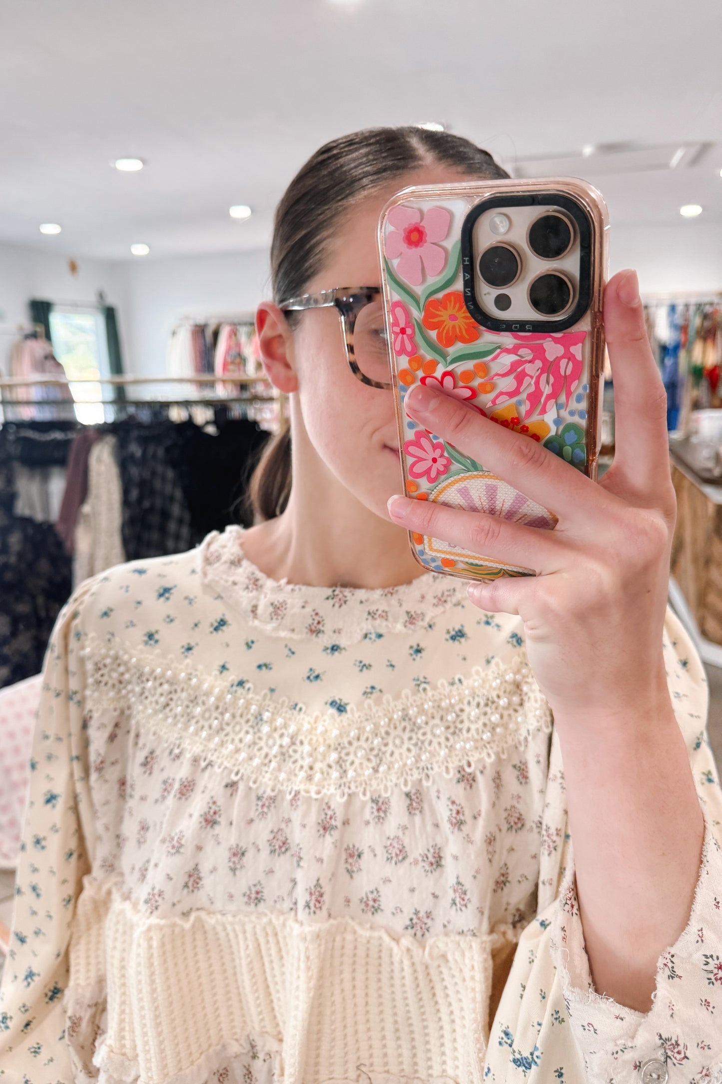 Butter Floral Top