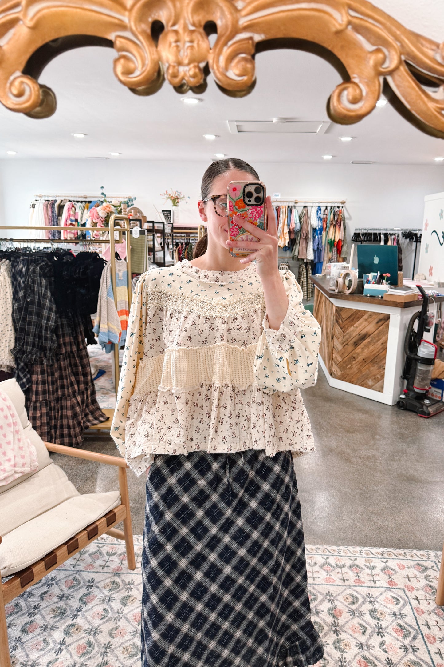Butter Floral Top