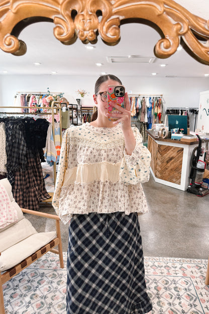 Butter Floral Top