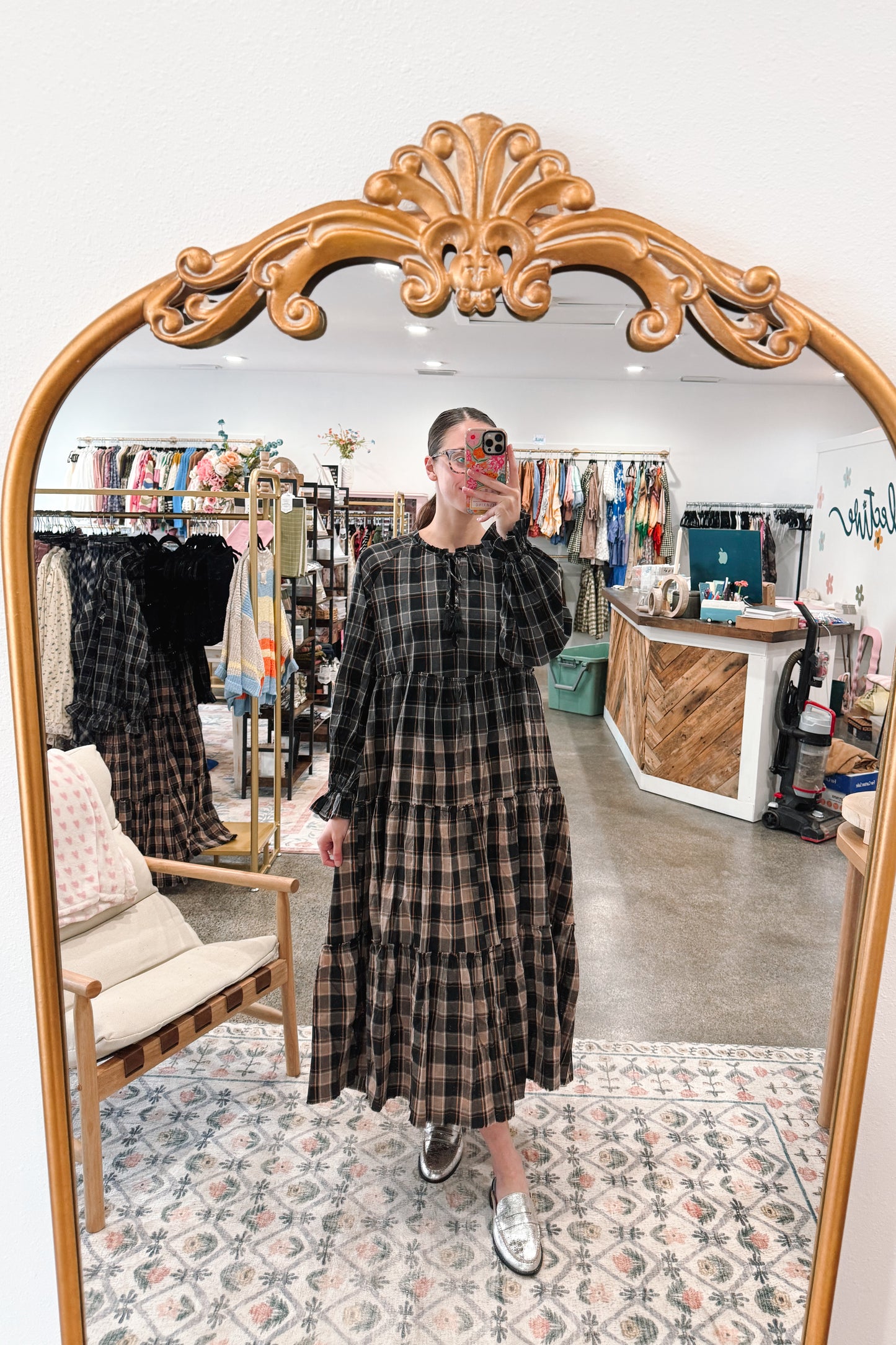 Maple Check Dress