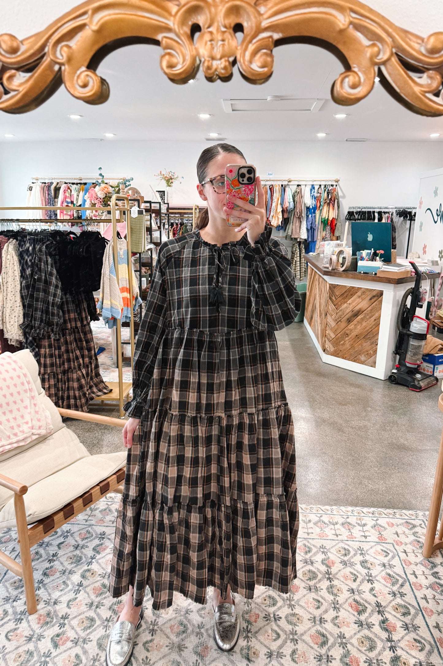 Maple Check Dress