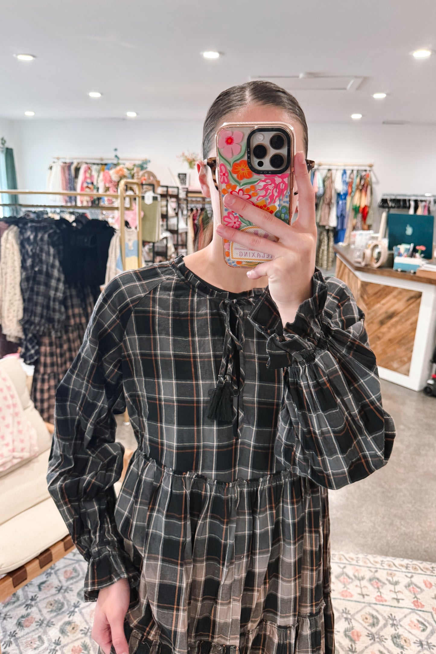 Maple Check Dress