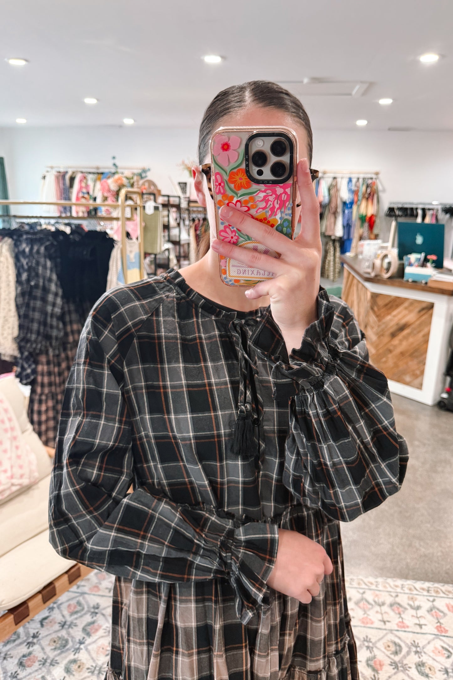 Maple Check Dress