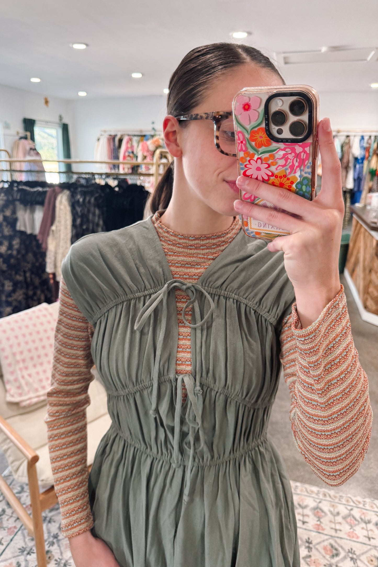 Carmela Ruched Dress