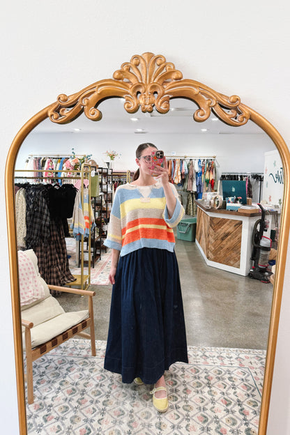Periwinkle Stripe Sweater