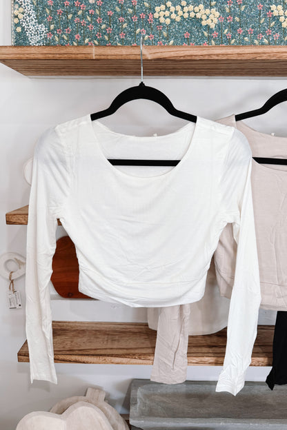 Half Long Sleeve Top