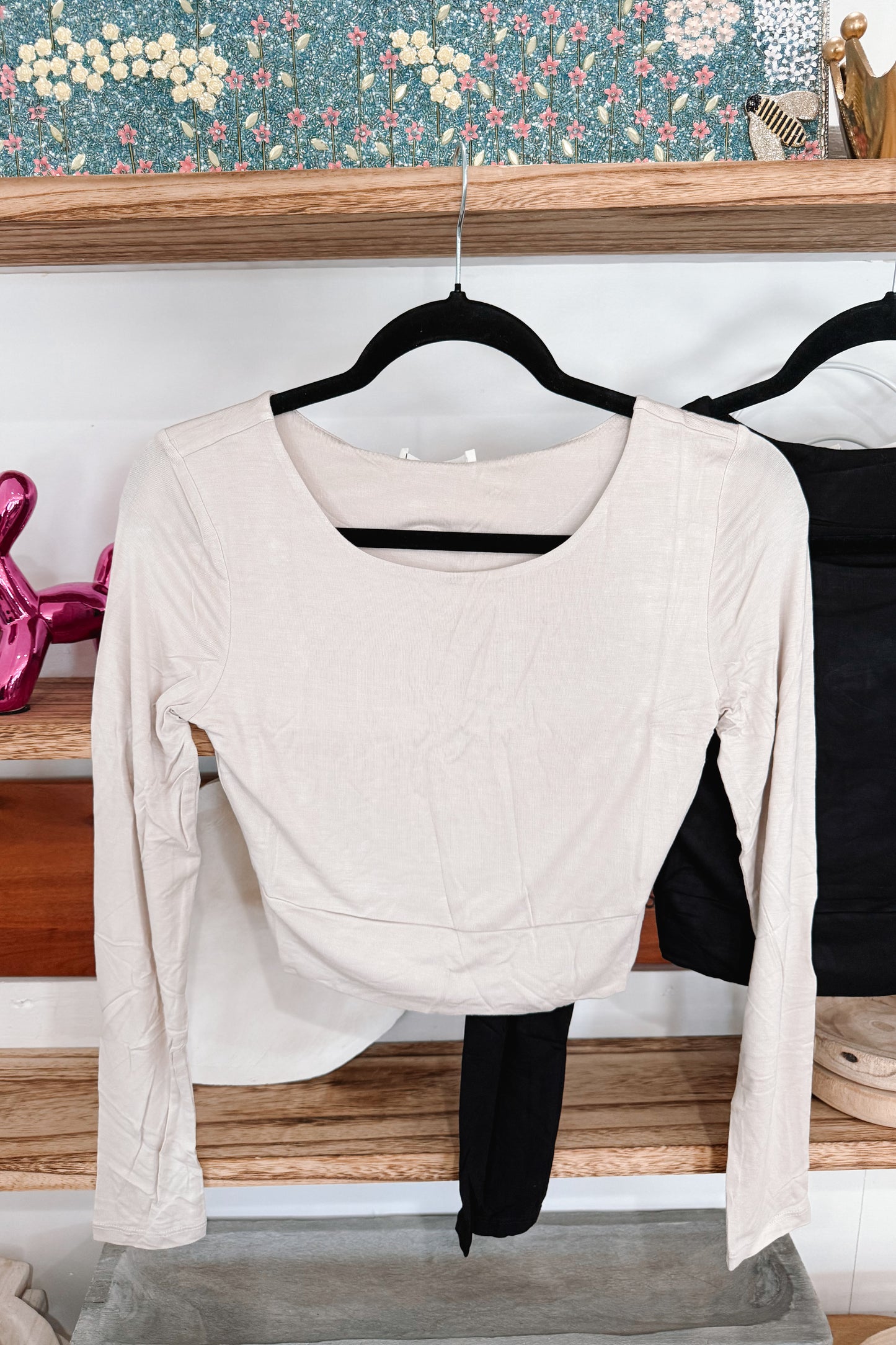 Half Long Sleeve Top