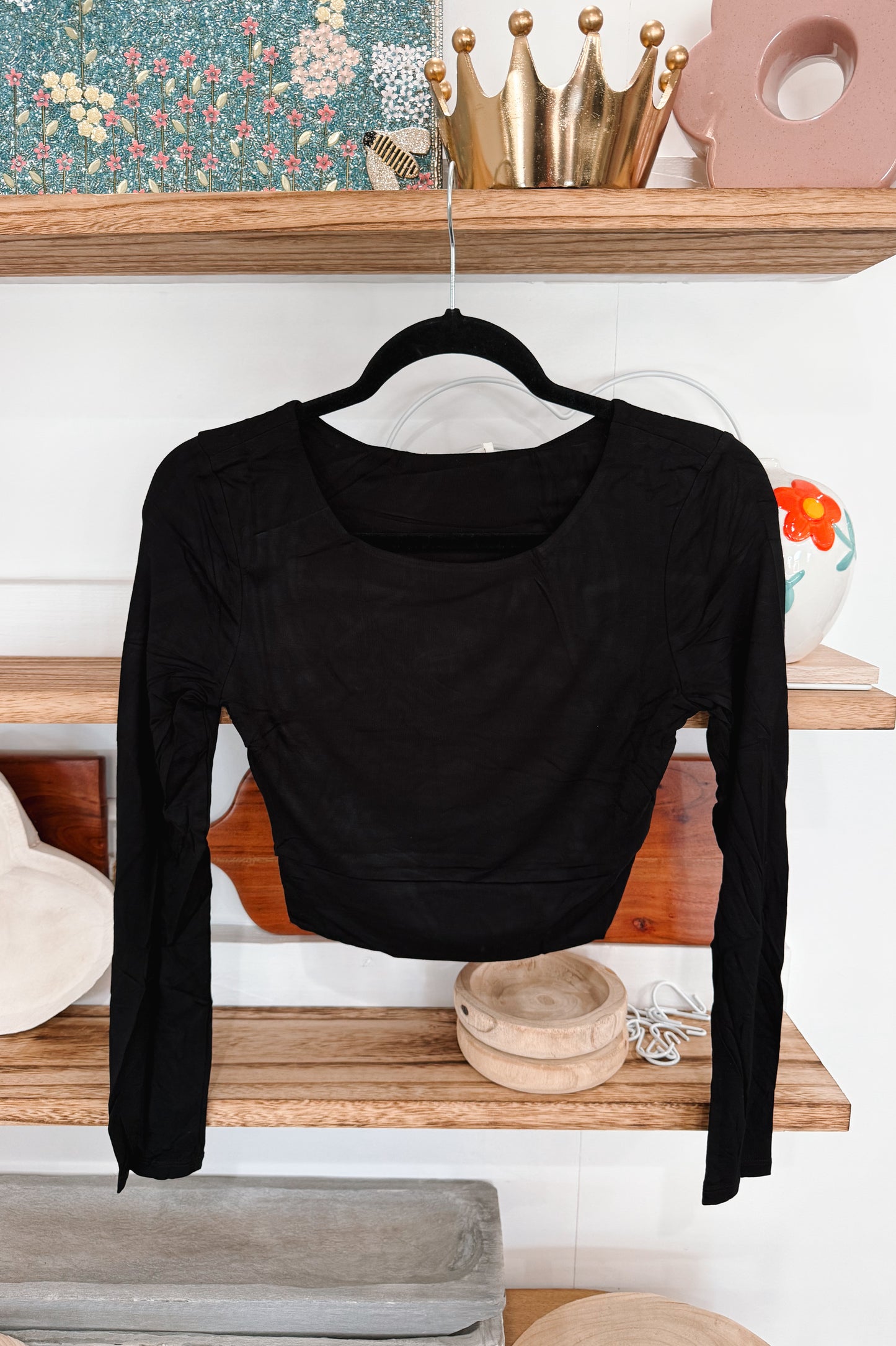 Half Long Sleeve Top