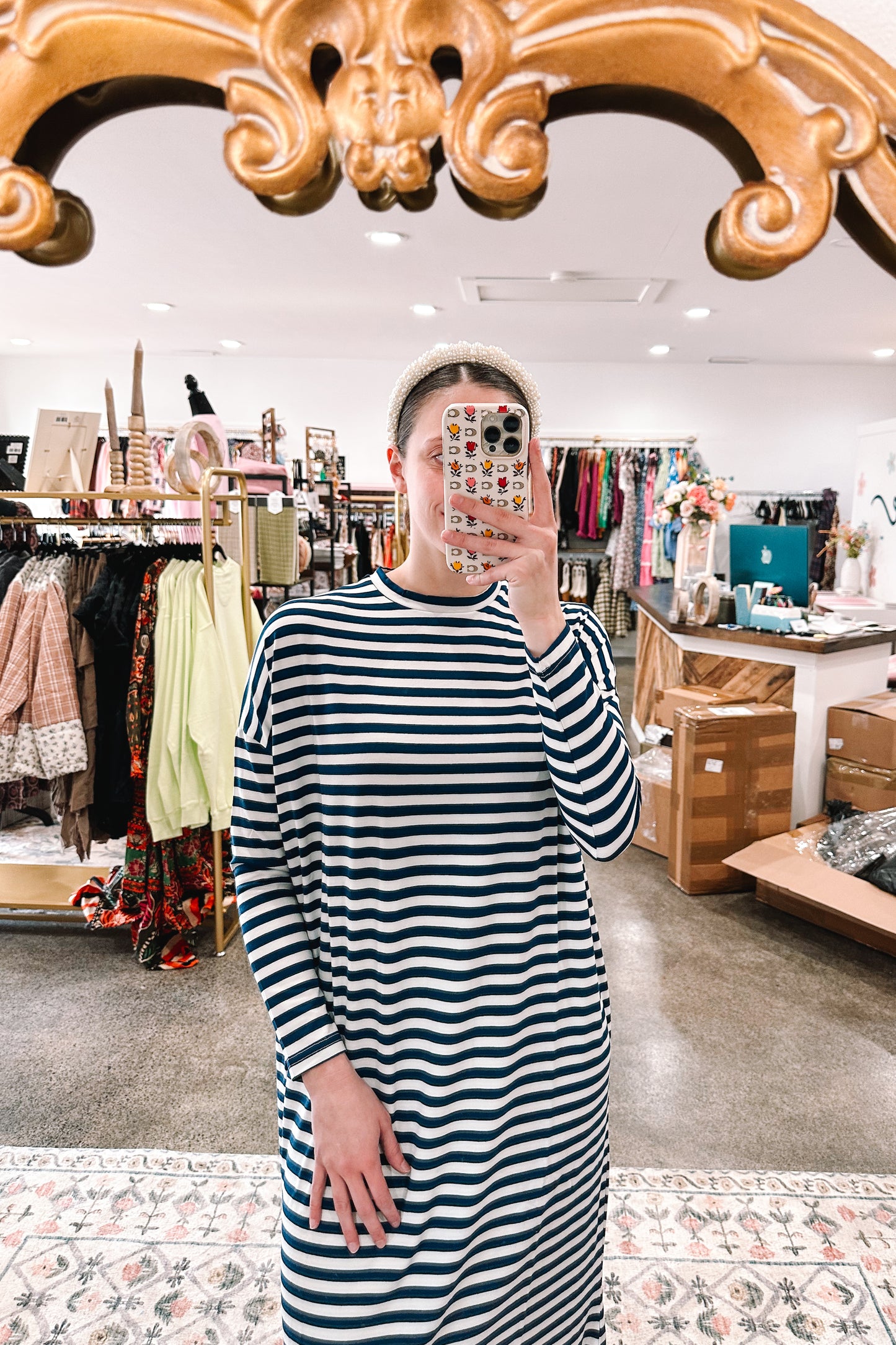 Casual Stripe Dress