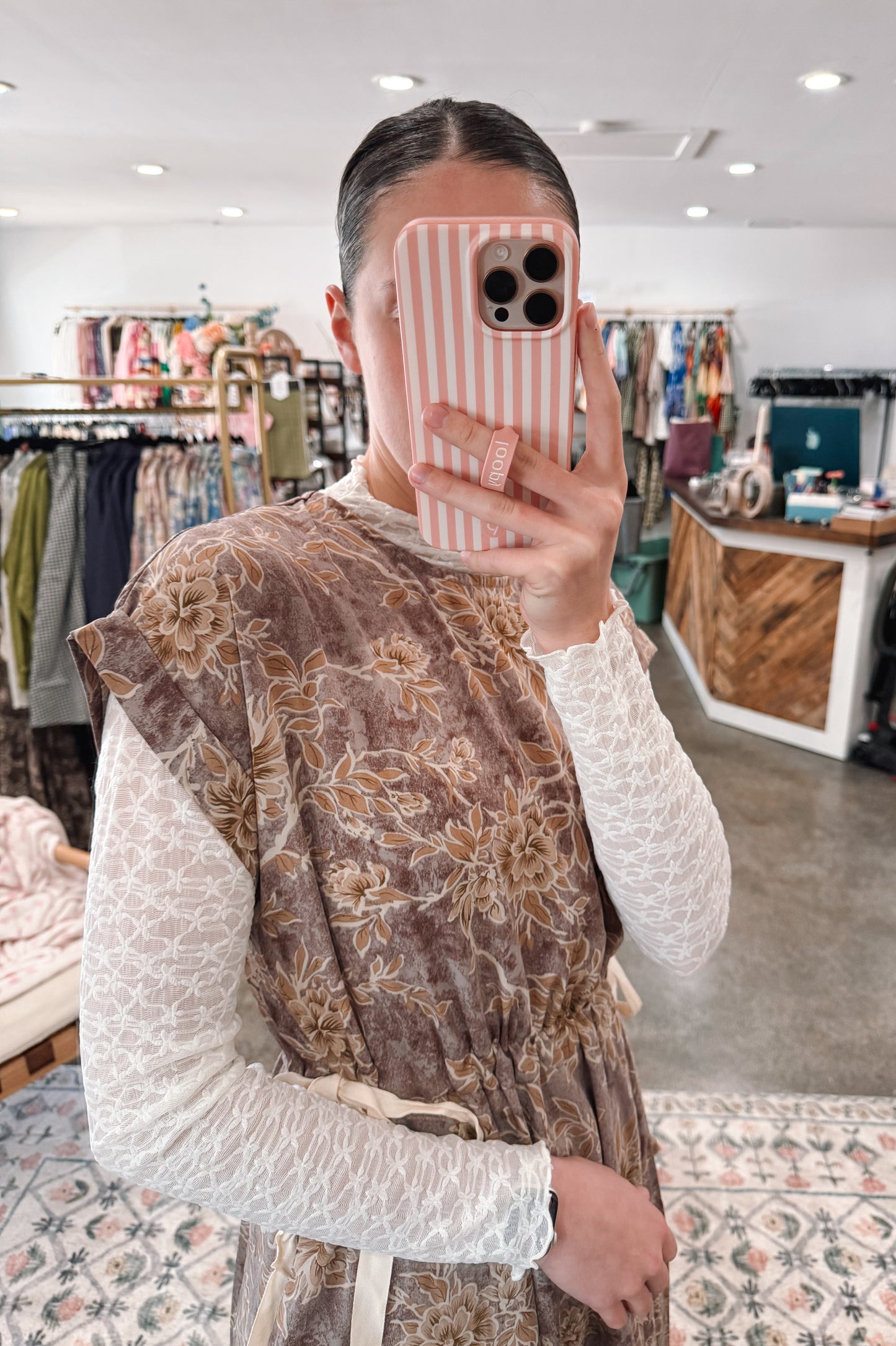 Cream Lace Top - SMALL