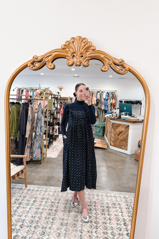 Denim Blossom Dress