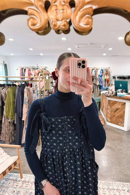 Denim Blossom Dress