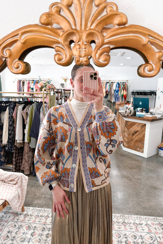 Harvest Paisley Sweater